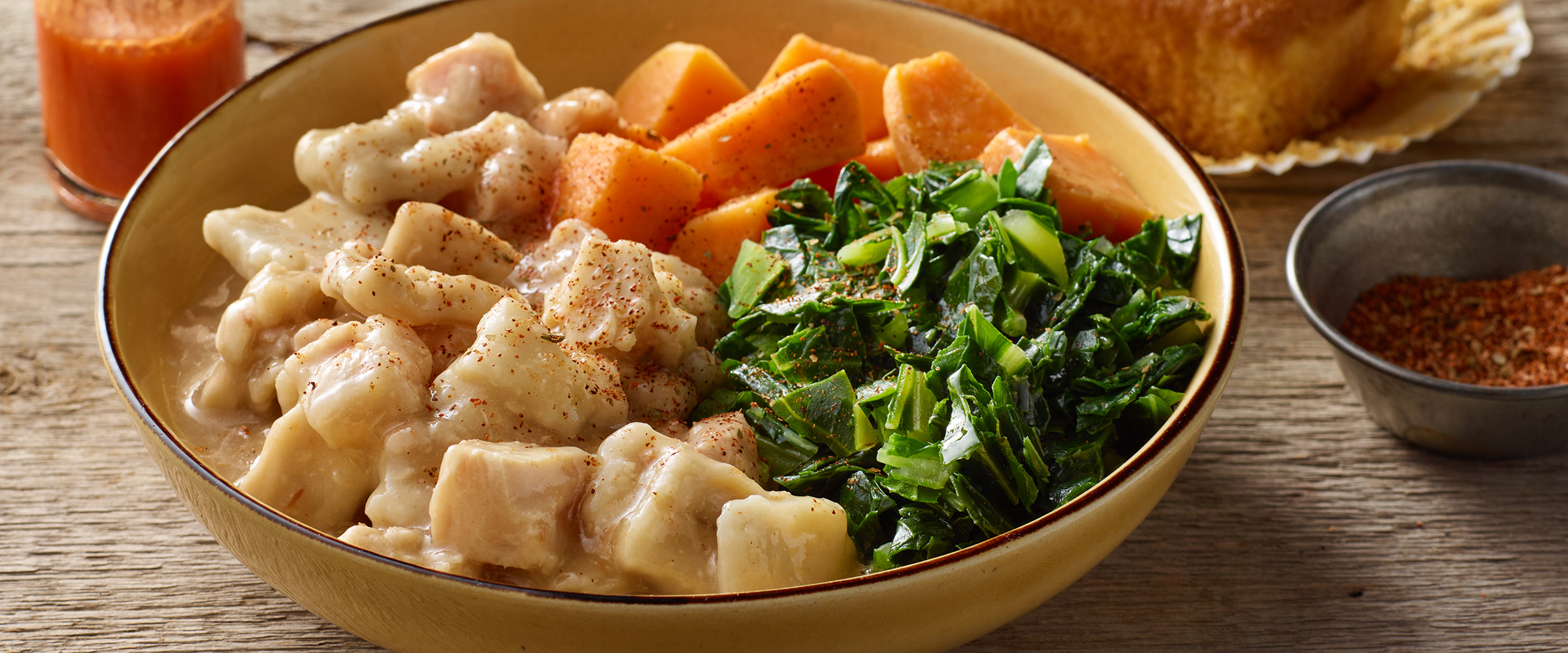 Chicken & Dumplings Southern Bowl