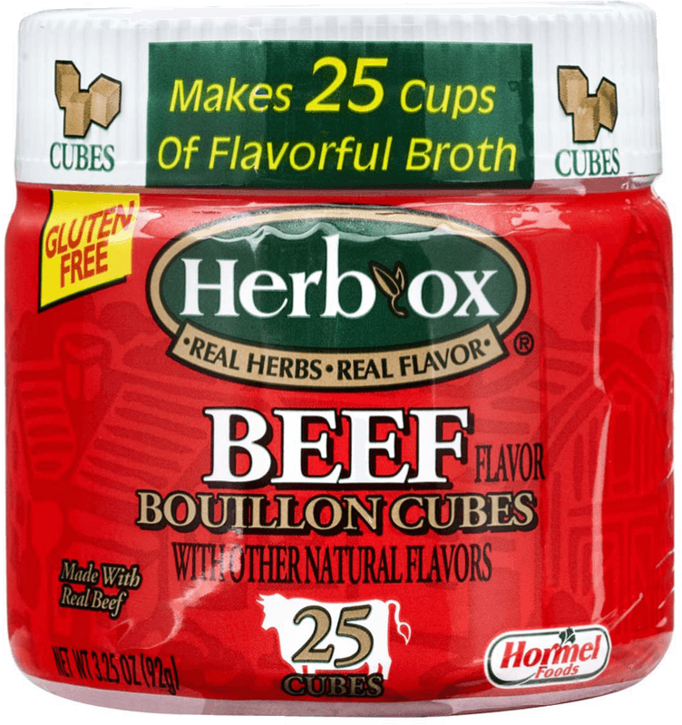 Beef Bouillon cubes package