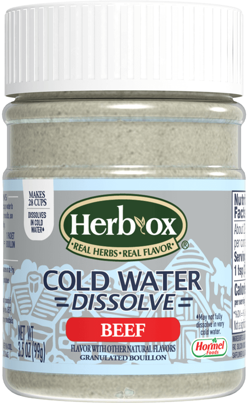 HERB-OX® Cold Water Dissolve Beef Bouillon package