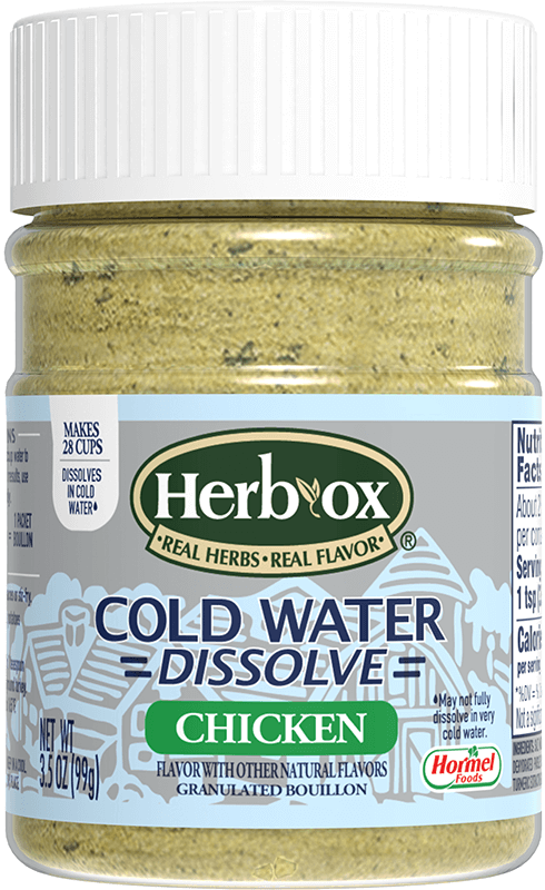 HERB-OX Cold Water Dissolve Chicken Bouillon package