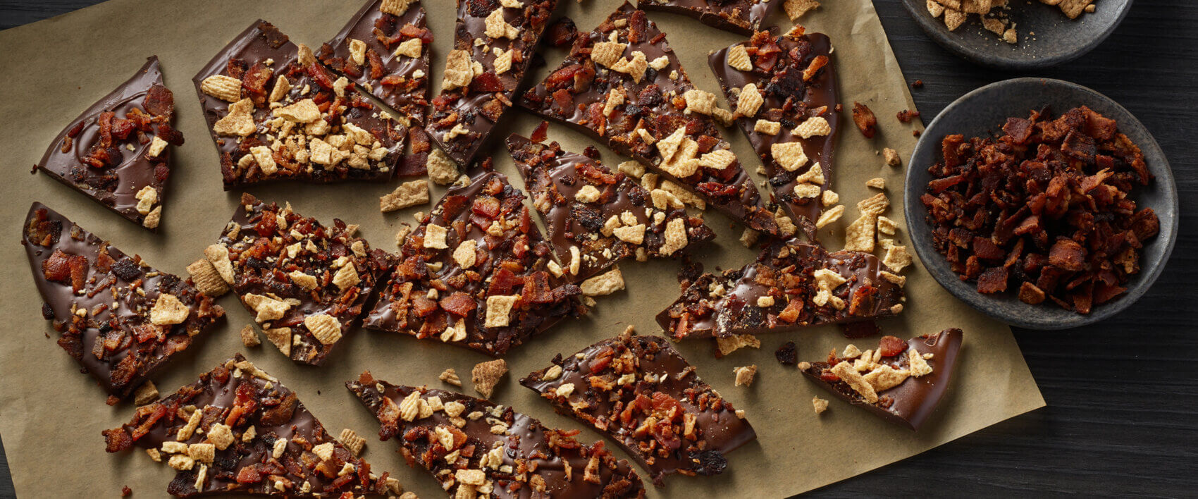 Dark Chocolate Bacon Bark - HORMEL® BLACK LABEL® Bacon
