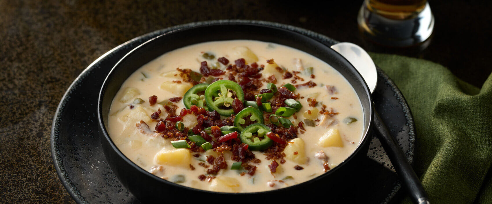 Bacon Cheddar Jalapeno Soup - HORMEL® BLACK LABEL® Bacon
