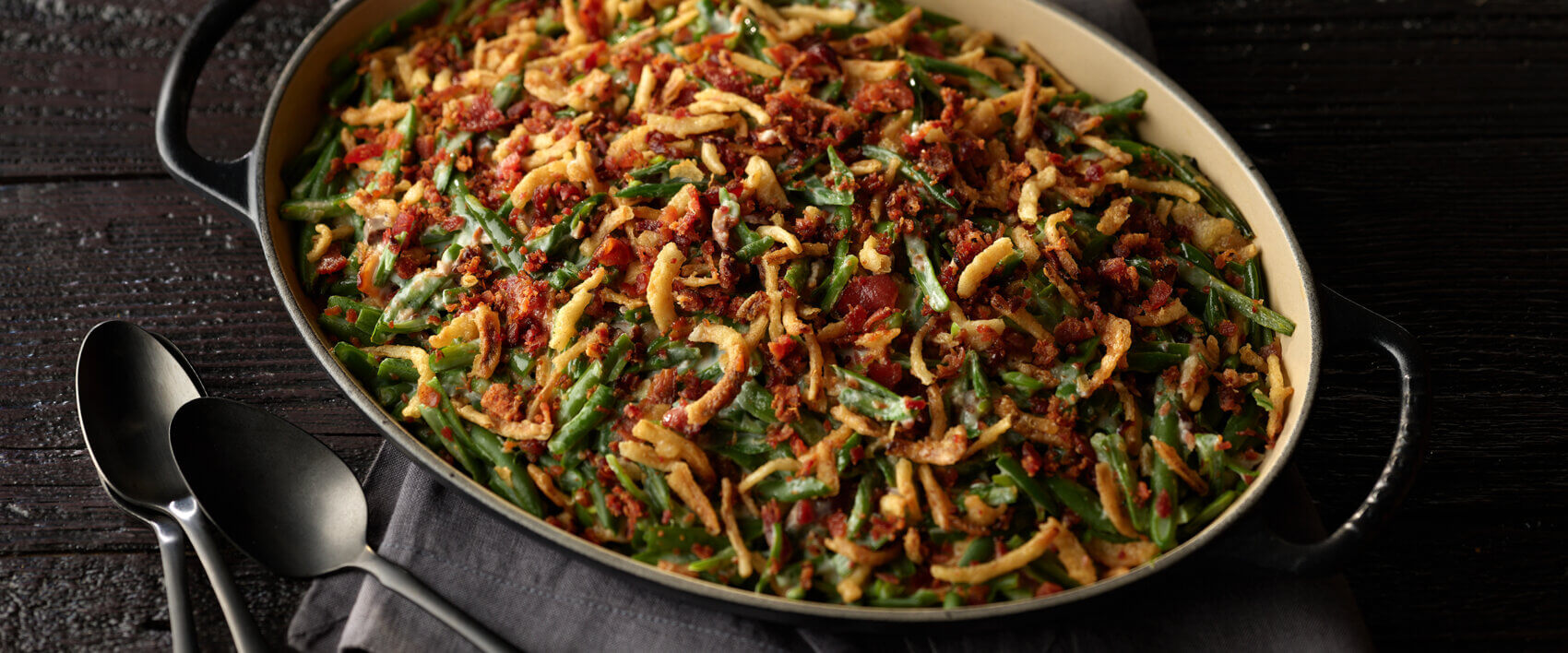 Bacon and Green Bean Casserole Deluxe - HORMEL® BLACK LABEL® Bacon