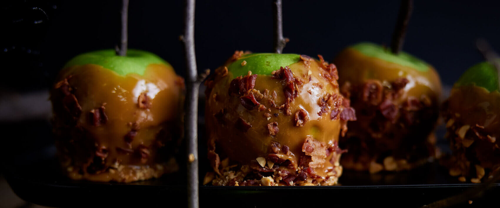 Bacon Caramel Apples - HORMEL® BLACK LABEL® Bacon