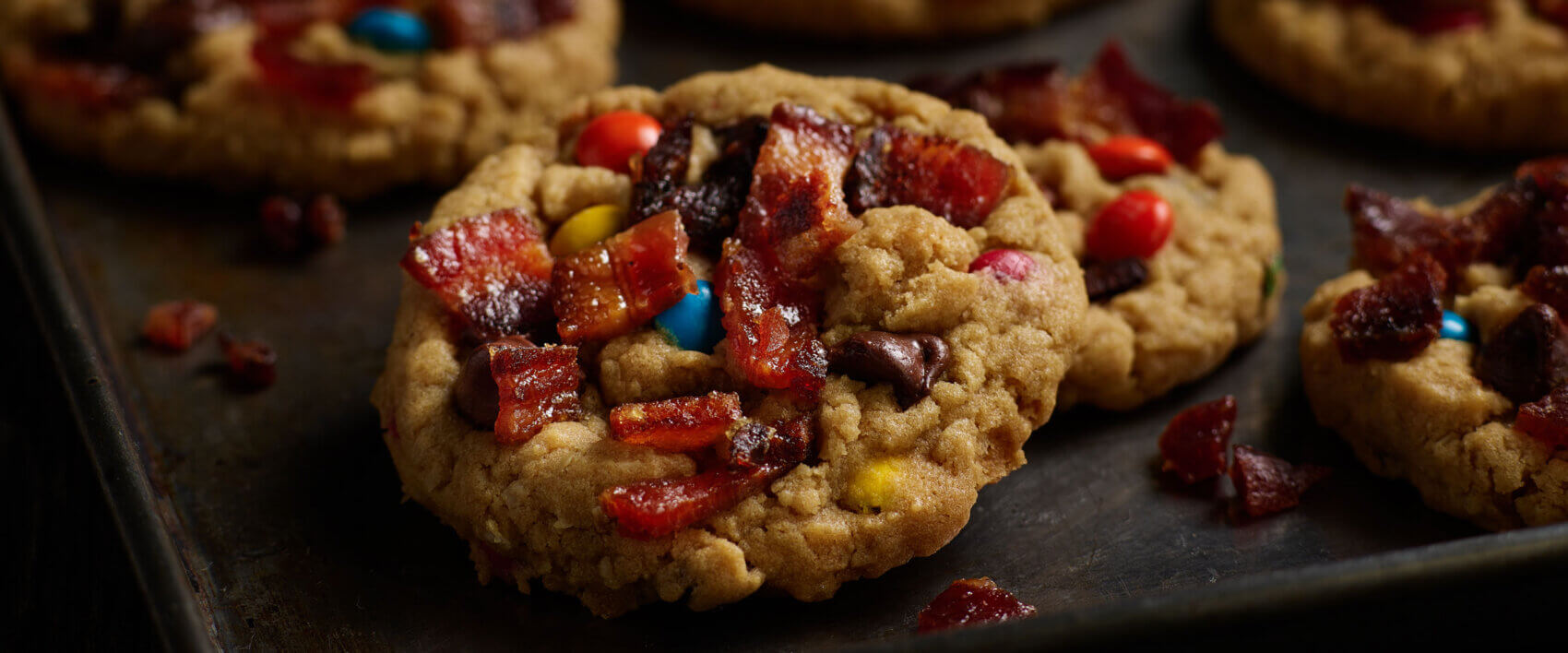 Candied Bacon Monster Cookies - HORMEL® BLACK LABEL® Bacon