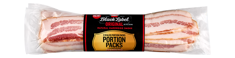 Black Label Bacon Original Portion Packs