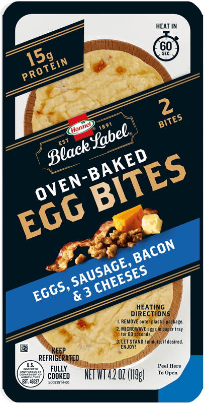 Egg Bites Bacon and Sausage package