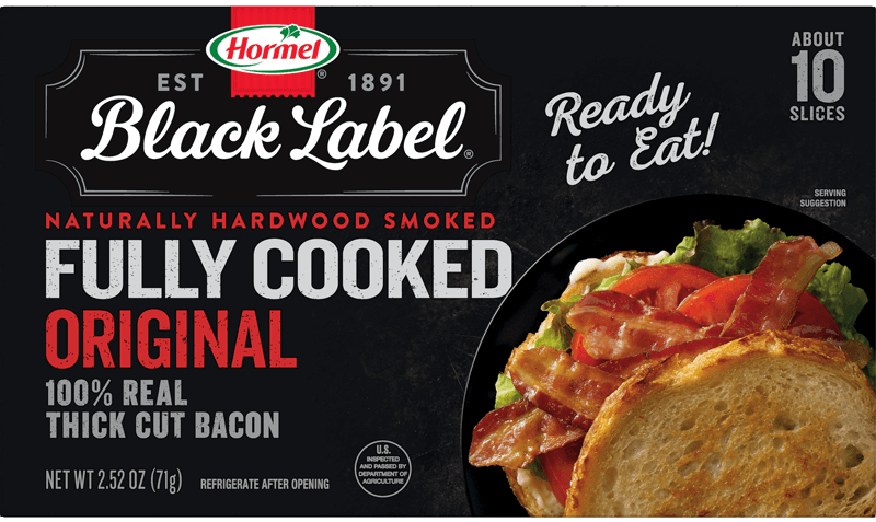 Fully Cooked Bacon package