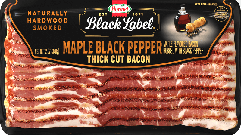 Maple Black Pepper Thick Cut Bacon package