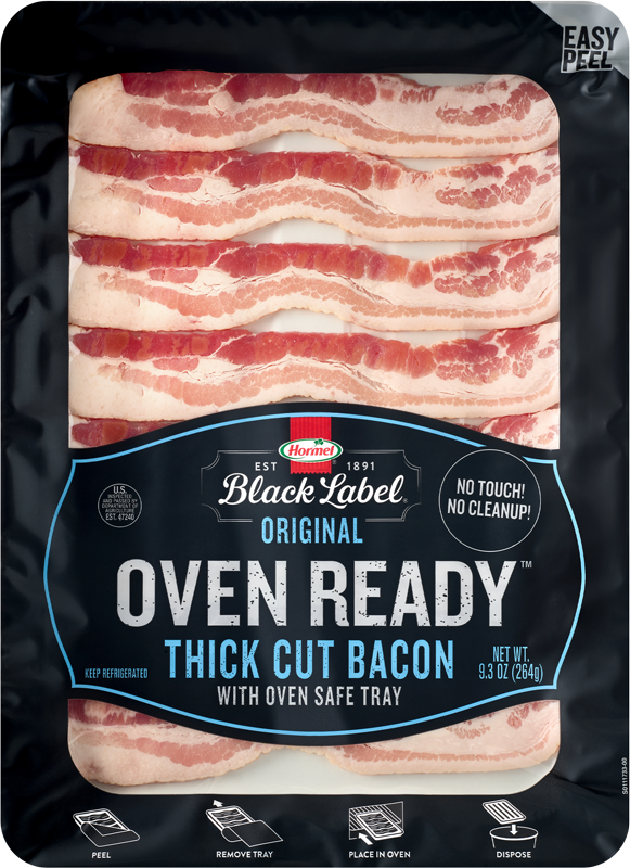Oven Ready Bacon package