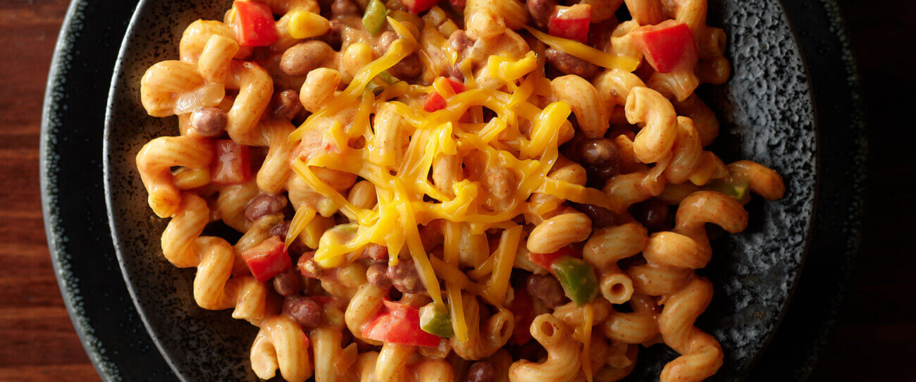Vegetarian Southwestern Chili Macaroni and Cheese HORMEL® Chili