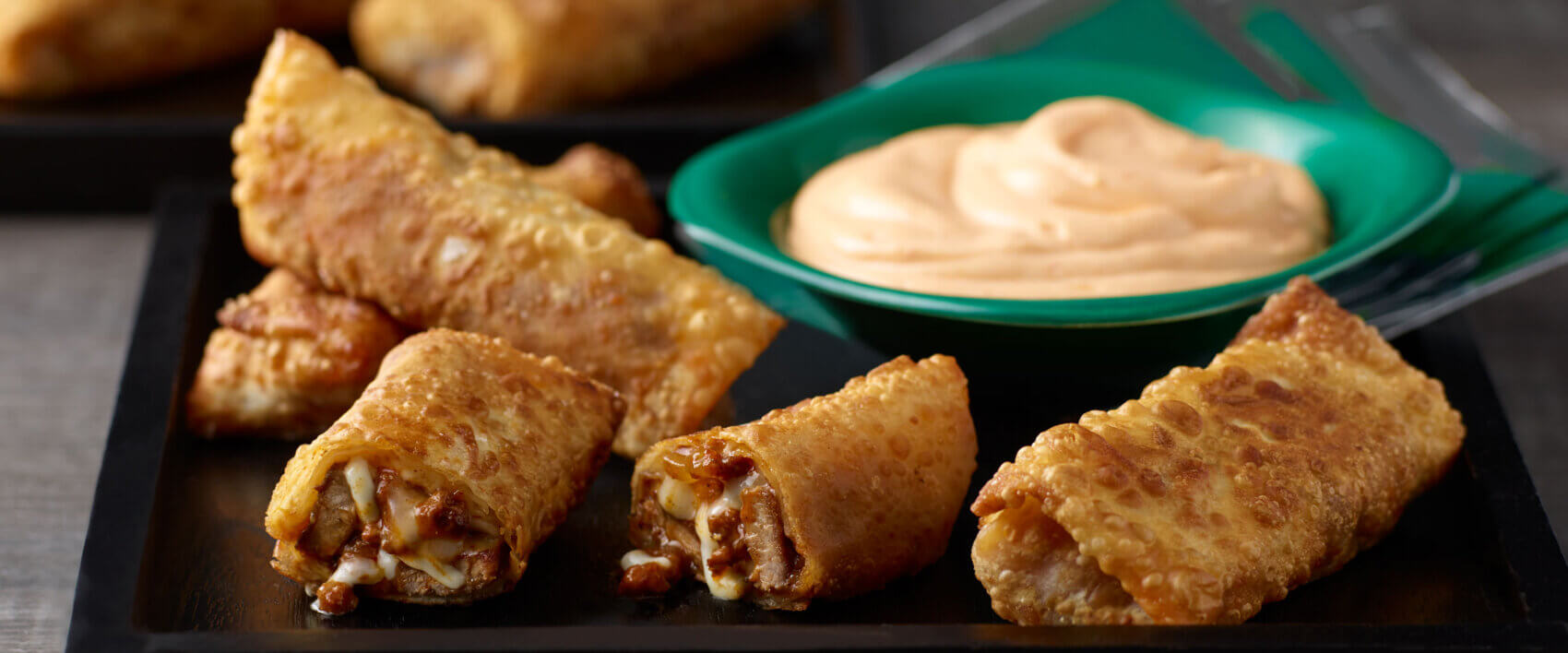 Chili Cheesesteak Egg Rolls - HORMEL® Chili