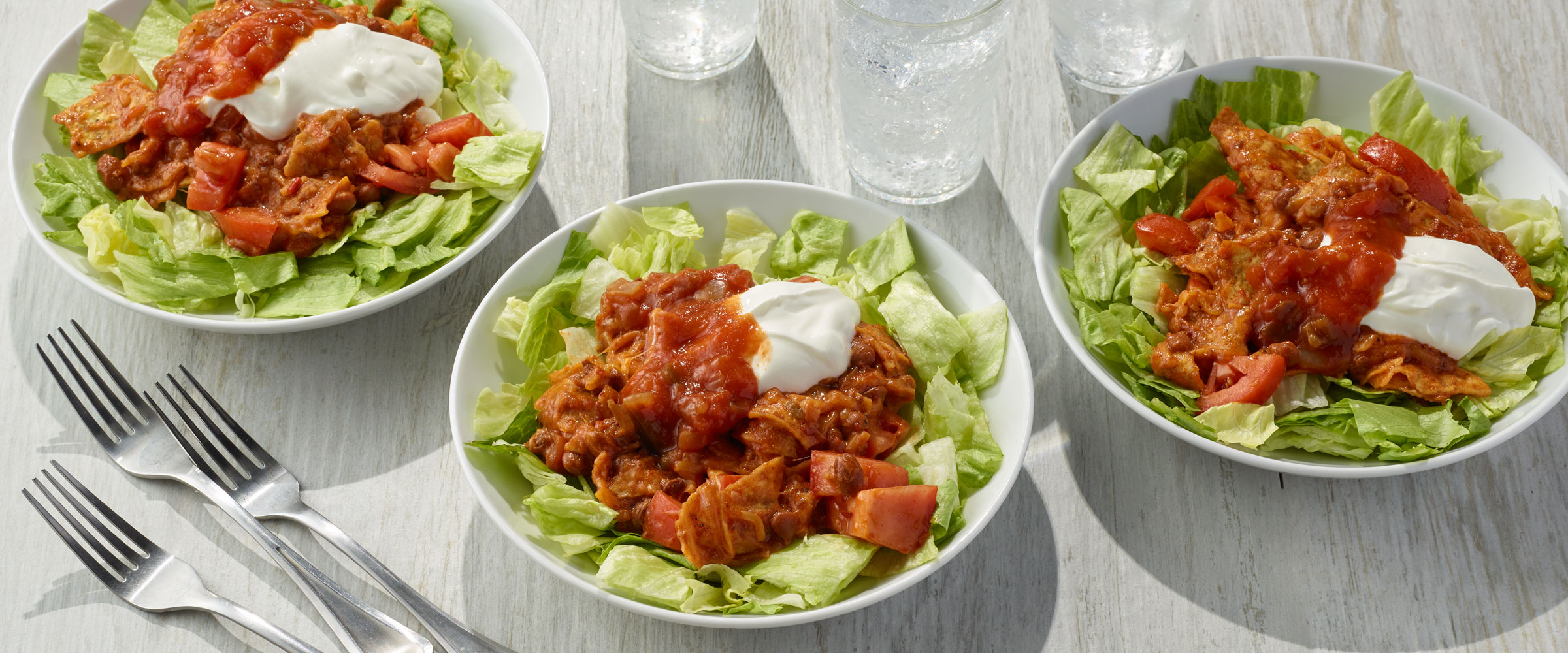 Cilantro Lime Chili Taco Salad