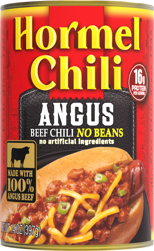 Chili Angus Beef with No Beans can