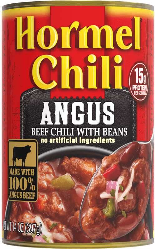 Angus Beef Chili with Beans can