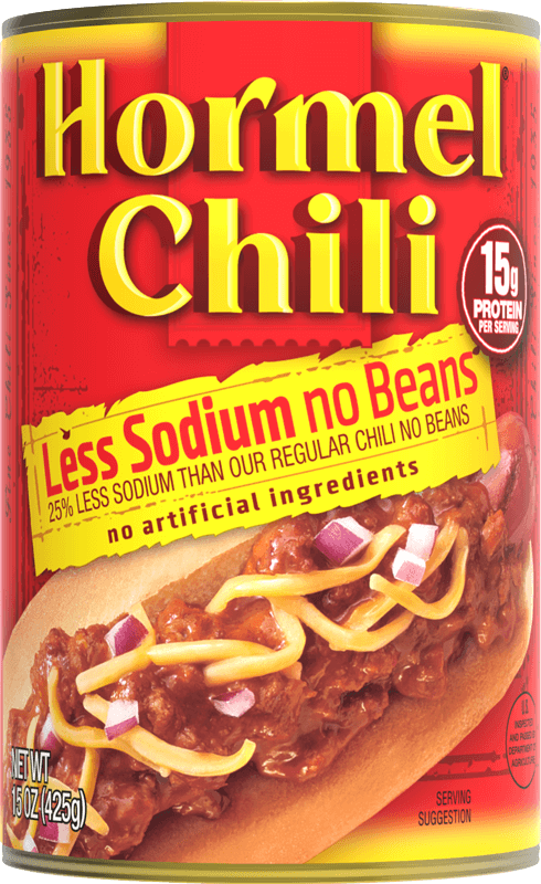 Chili Less Sodium no Beans can
