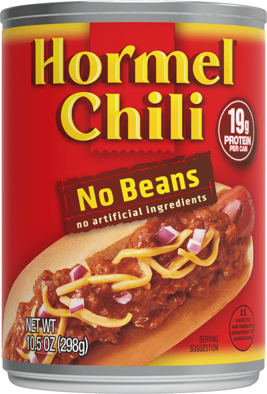 10.5 ounce No Bean Chili can