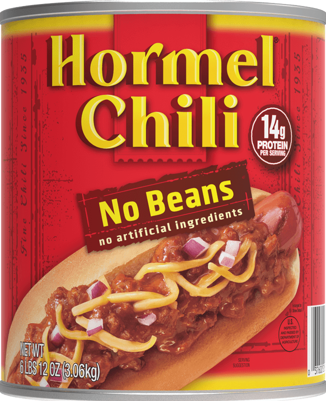 108 ounces No Bean Chili can