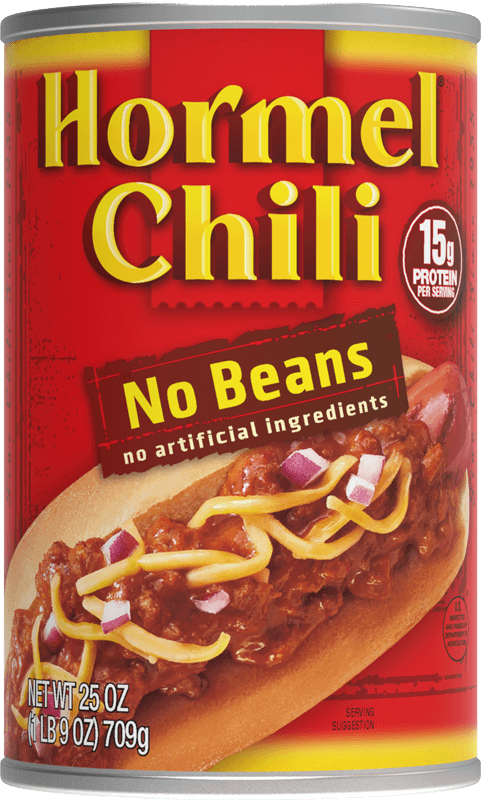 Hormel Chili no beans can