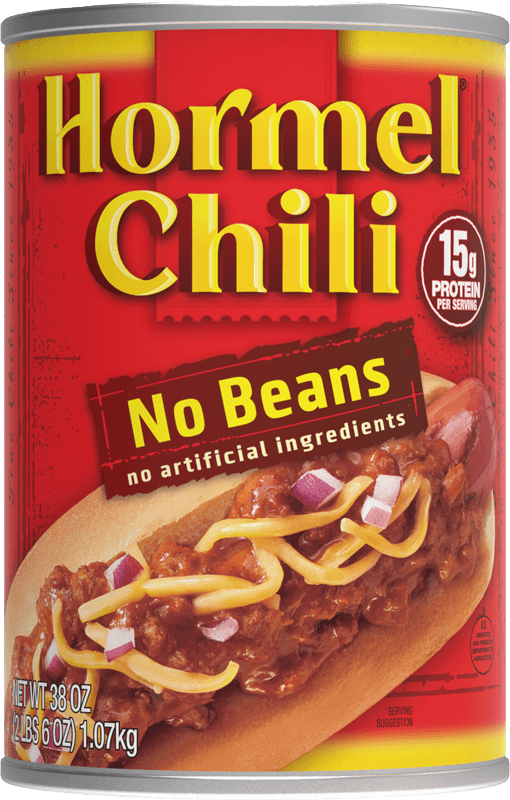 Hormel Chili no beans can