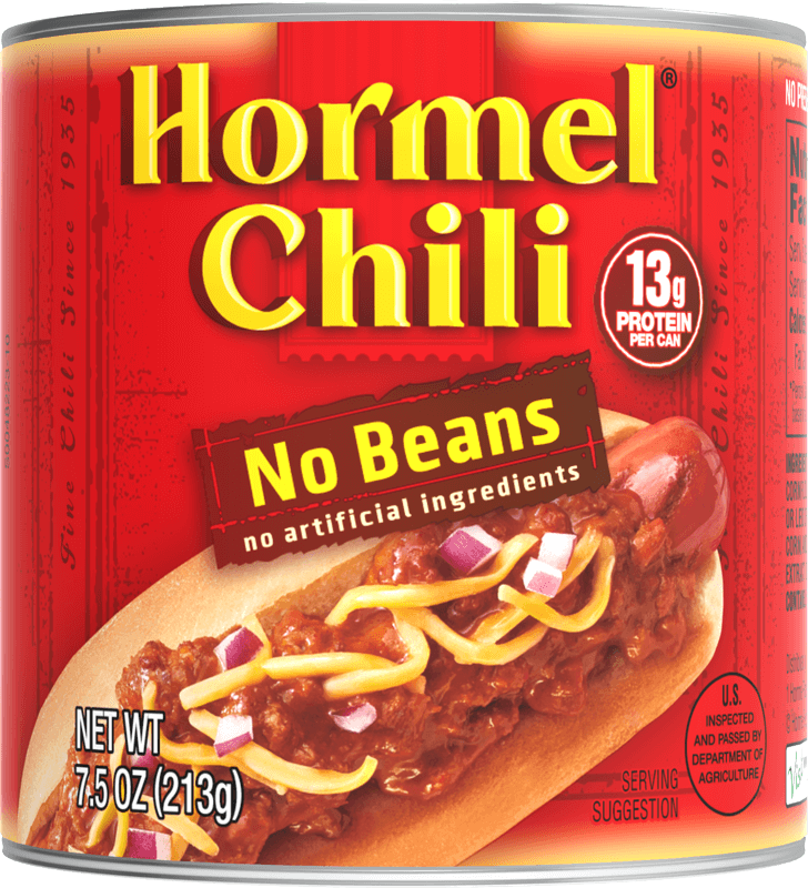 7.5 ounce No Bean Chili can