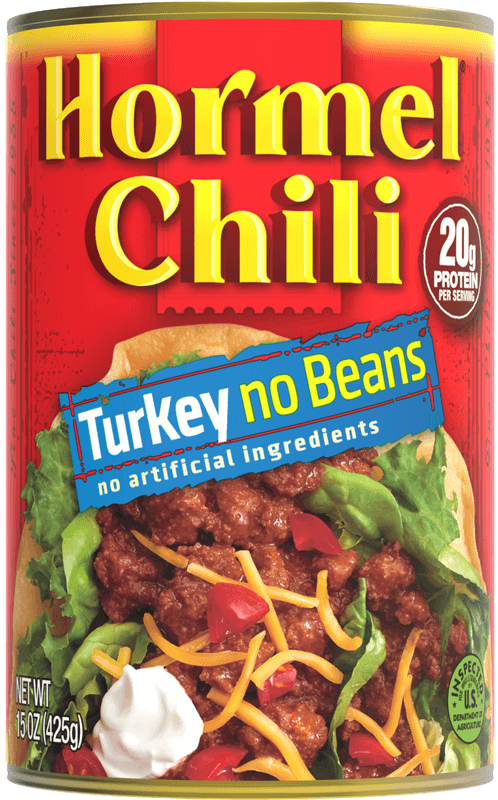 Hormel Turkey Chili no beans can