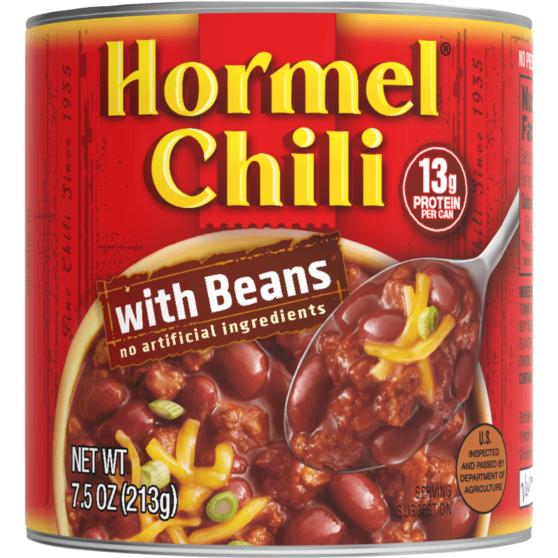 Hormel Chili with beans 7.5oz can