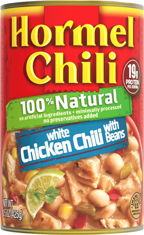 Natural White Chicken Chili with Beans can