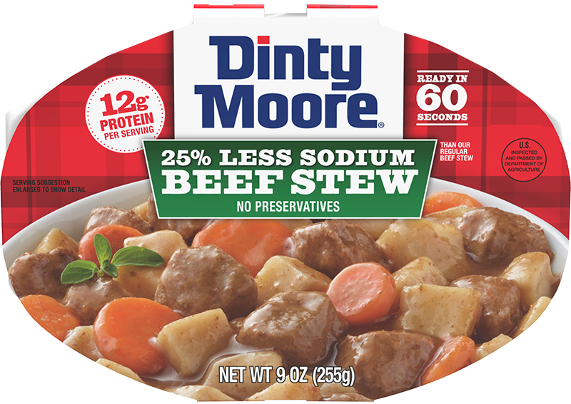 DINTY MOORE® Beef Stew 25% Less Sodium*
