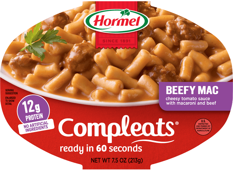 Beefy Mac Compleats package