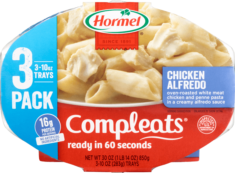 Chicken Alfredo Compleats package