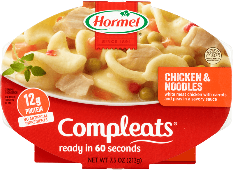 Chicken & Noodles Compleats package