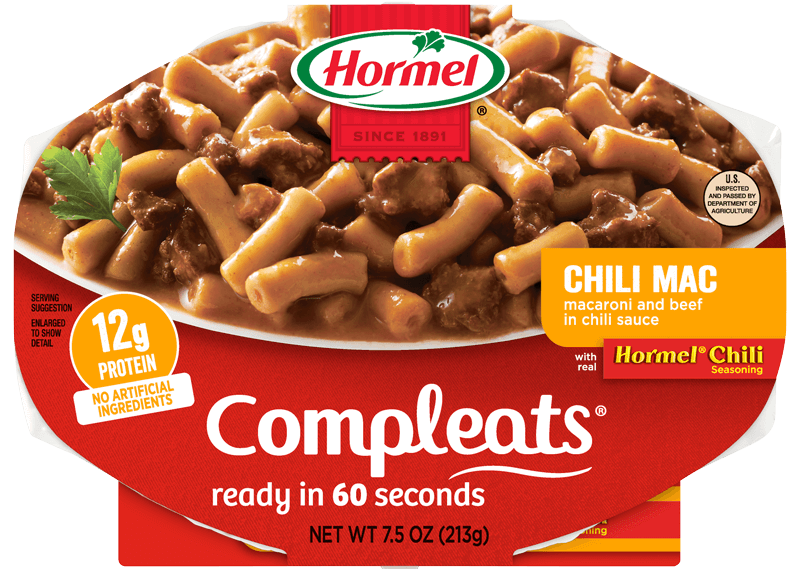 Chili Mac Compleats package