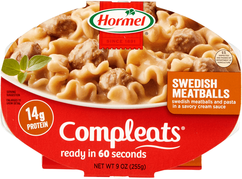 Swedish Meatballs Compleats package