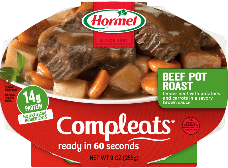 Beef Pot Roast Compleats package