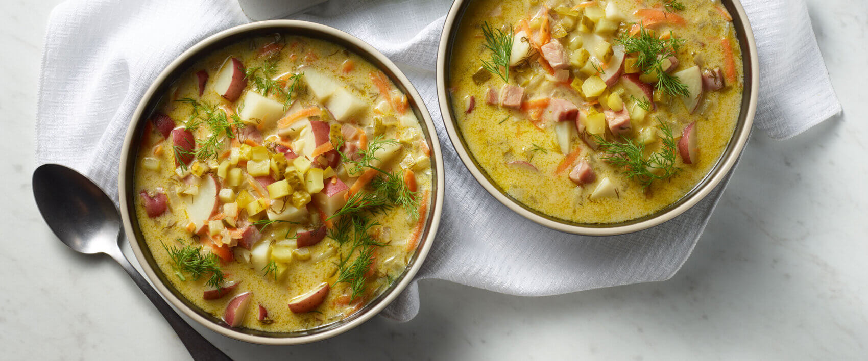 Ham And Dill Pickle Soup - HORMEL® CURE 81® Ham