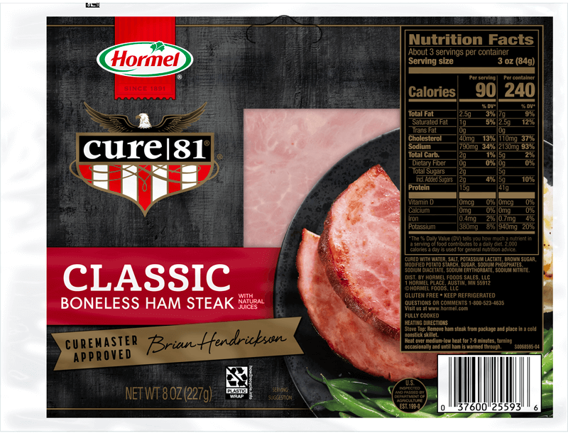 Classic Boneless Ham Steak package
