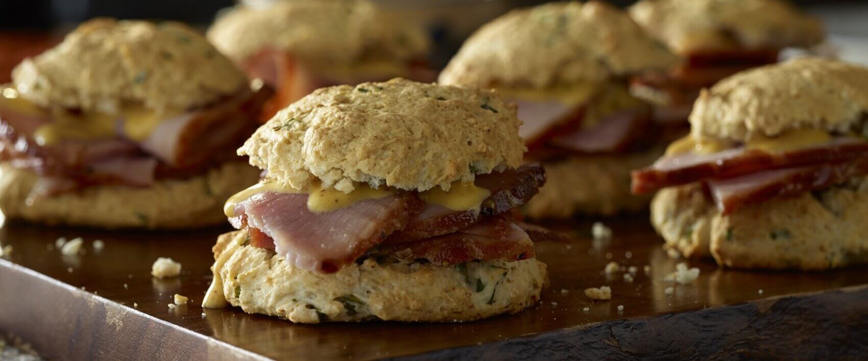 Ham Biscuit Sandwiches - HORMEL® CURE 81® Ham