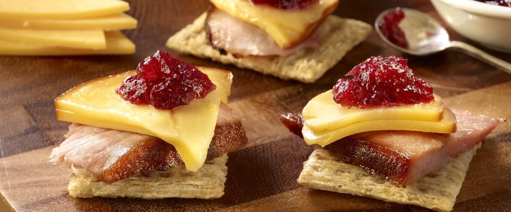 Ham and Cranberry Bites - HORMEL® CURE 81® Ham