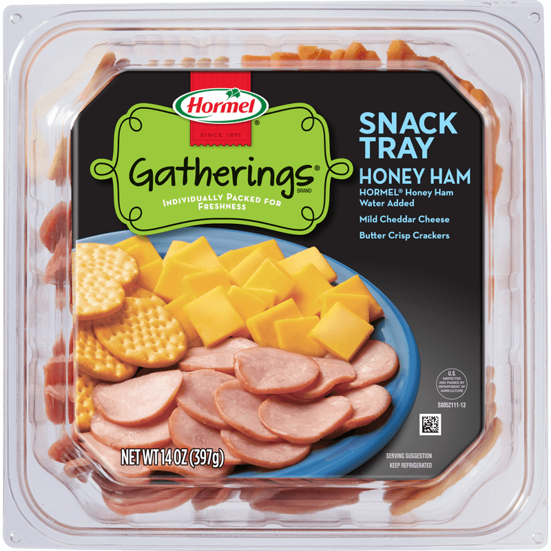 HORMEL GATHERINGS® Honey Ham & Cheese Snack Tray 14oz