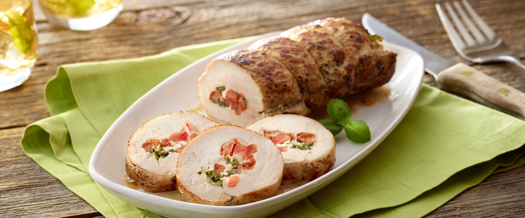 Caprese Stuffed Pork Loin HORMEL® Marinated Meats