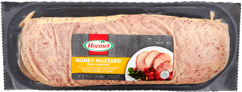 Honey Mustard Pork Loin Filet package