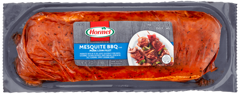 Mesquite Barbecue Pork Loin Filet package