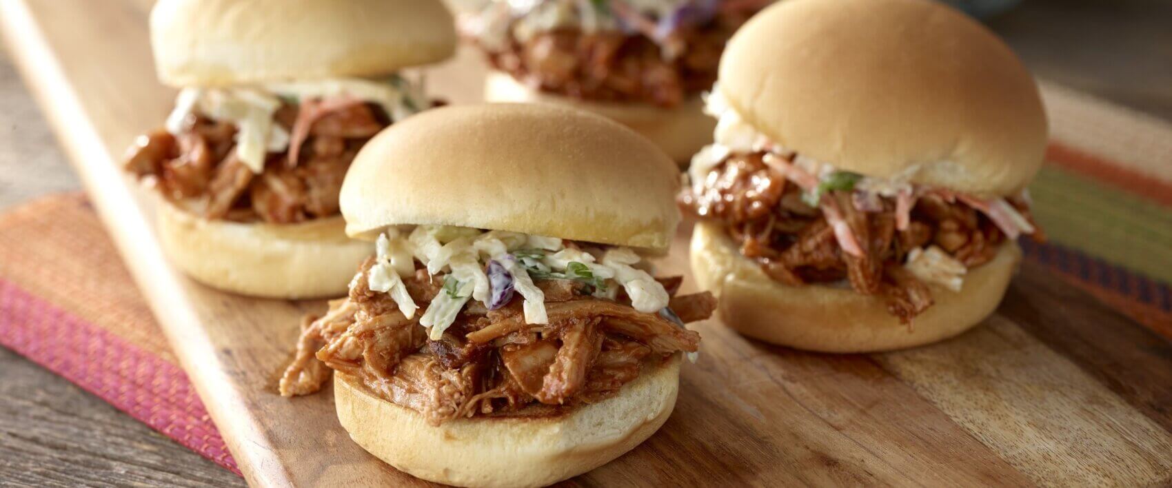 Pulled Pork Sliders with Slaw HORMEL® Marinated Meats