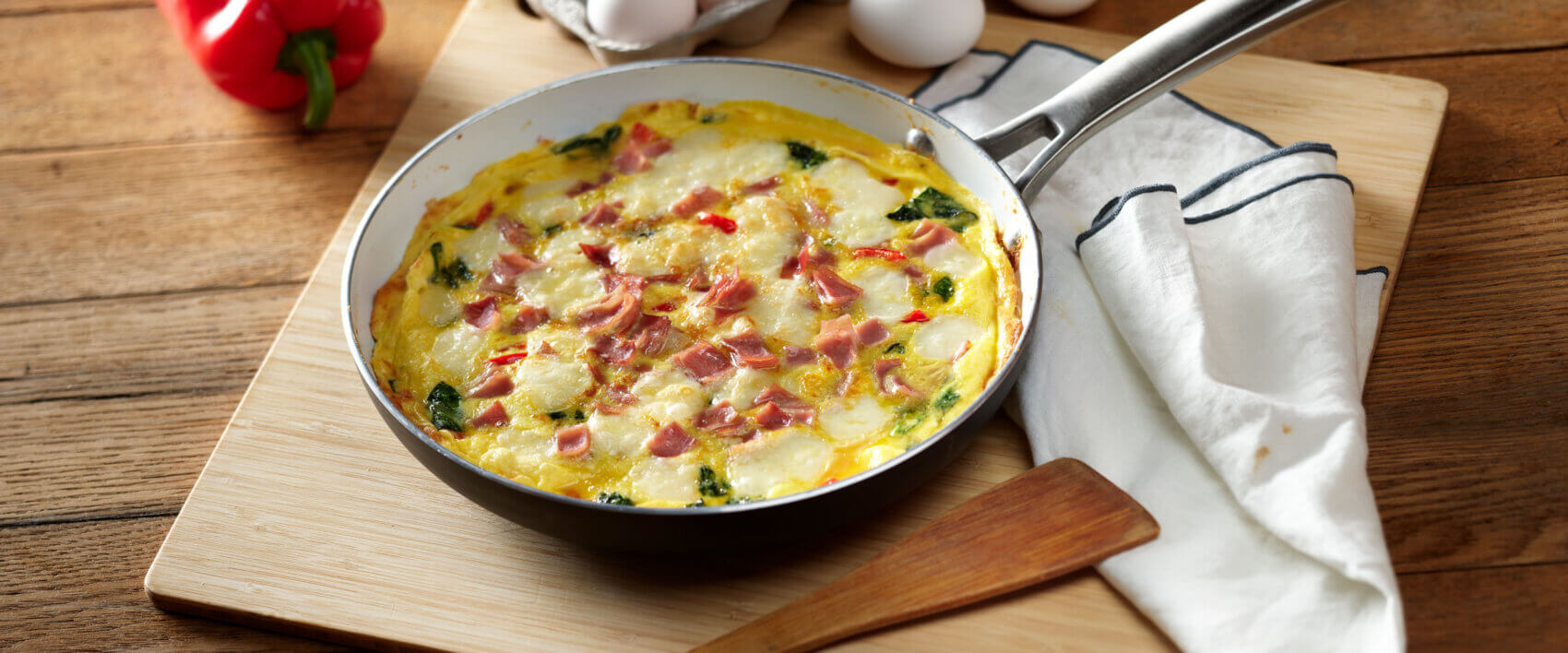 Ham and Fontina Frittata - HORMEL® NATURAL CHOICE® meats