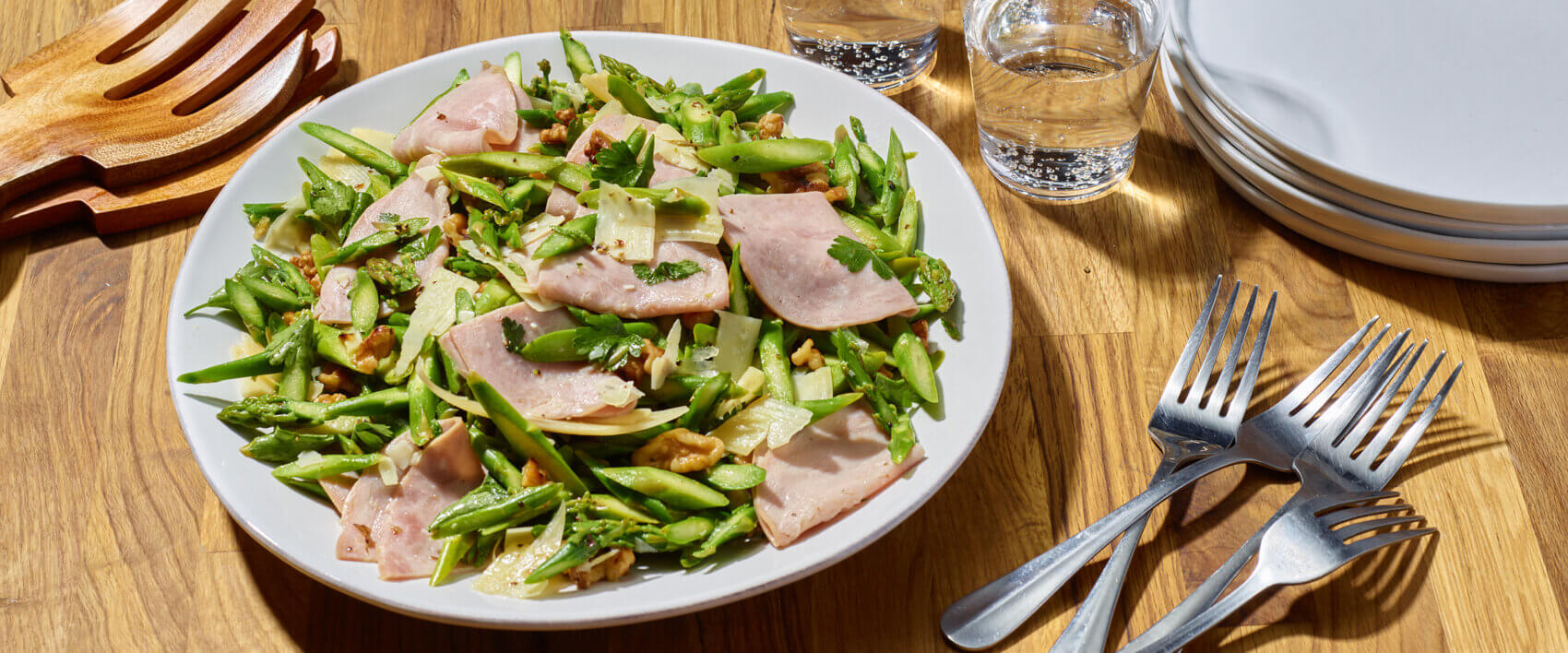 Ham, Asparagus and Walnut Salad - HORMEL® NATURAL CHOICE® meats