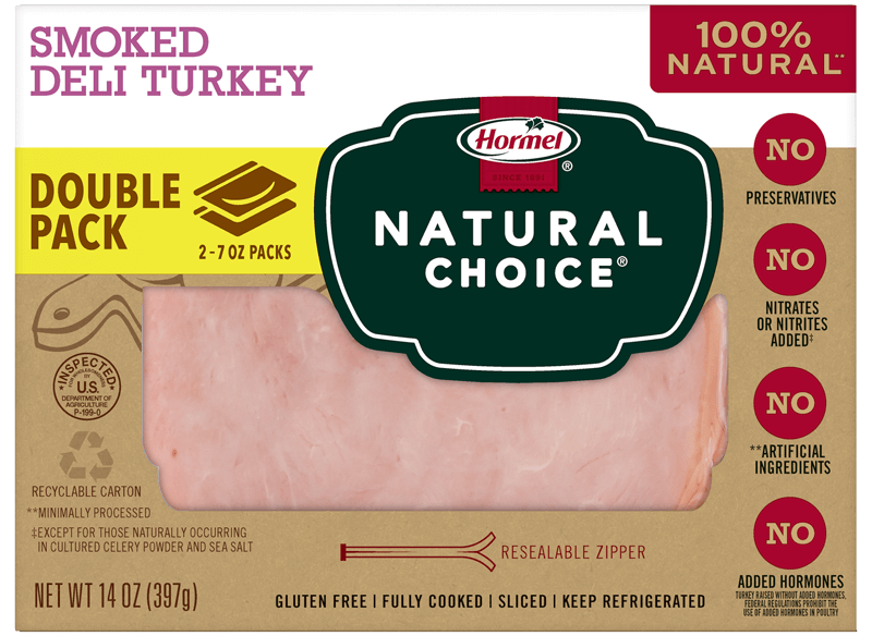 Smoked Deli Turkey Double Pack package
