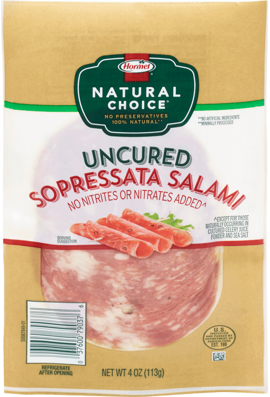 Natural Choice Sopressata Salami package