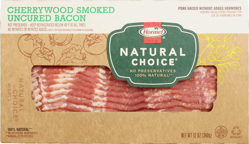 HORMEL® NATURAL CHOICE® Cherrywood Smoked Uncured Bacon