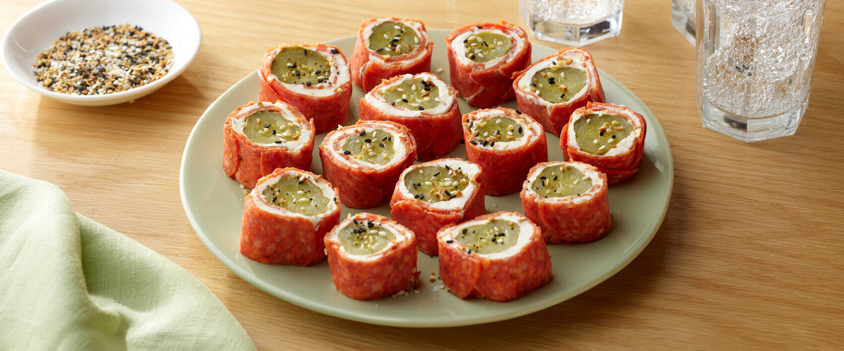 Dill Pickle Pepperoni Roll-ups - HORMEL® Pepperoni